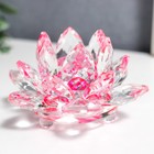 Фигурка стекло «Лотос радуга турмалин», d=8.5 см - Фото 2