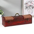 Шкатулка подарочная под бутылку «Сундучок», дерево, 36×11×11 см - Фото 4