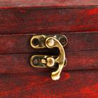 Шкатулка подарочная под бутылку «Сундучок», дерево, 36×11×11 см - Фото 3