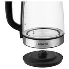 Чайник электрический Sencor SWK 2090BK, стекло, 2 л, 2200 Вт, черный - Фото 5