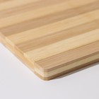 Доска разделочная деревянная Доляна «Зебра», 28×18×1,7 см - Фото 4