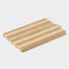 Доска разделочная деревянная Доляна «Зебра», 28×18×1.7 см - Фото 4