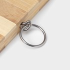 Доска разделочная деревянная Доляна «Зебра», 28×18×1.7 см - Фото 6