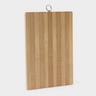 Доска разделочная Доляна «Зебра», 32×22 см, дерево - Фото 3