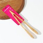 Щипцы кухонные Доляна «Бамбуковый лес», 26 см - Фото 4