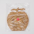 Корзинка для хлеба и фруктов «Сочное яблоко», 30×26,5×22,5 см, раскладная - Фото 5