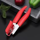 Нож консервный Доляна «Волна», 20 см, красный - Фото 1