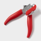 Нож консервный Доляна «Волна», 20 см, красный - Фото 4