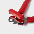 Нож консервный Доляна «Волна», 20 см, красный - Фото 6