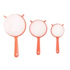 Набор сит с ручками, 3 шт, d=13/10/8 см, цвет МИКС - Фото 1