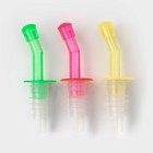 Набор гейзеров на бутылку Доляна «Ярко», 3 шт., МИКС - Фото 1