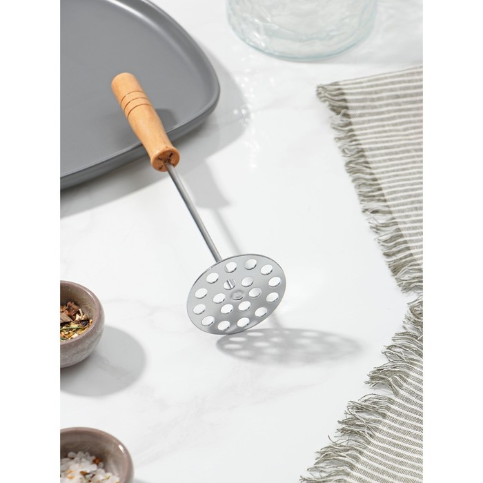 Толкушка Доляна «Деревенька», 21 см - Фото 1