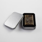 Зажигалка бензиновая «Орёл», металлическая, в подарочной коробке, 5.5×3.5 см - Фото 5