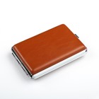 Портсигар «Брок», на 14 сигарет 80 мм, 10×6.5×2 см - Фото 2