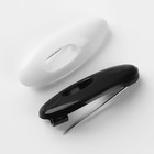 Булавки безопасные, 40 мм, 6 шт., цвет чёрный/белый - Фото 3