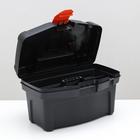 Ящик для инструментов Plastic Centre Master Economy, 12 л, чёрный оранжевый - Фото 3