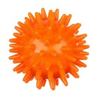 Развивающий массажный мячик «Монстрик», диаметр 6 см, цвет оранжевый, Крошка Я - фото 3719166