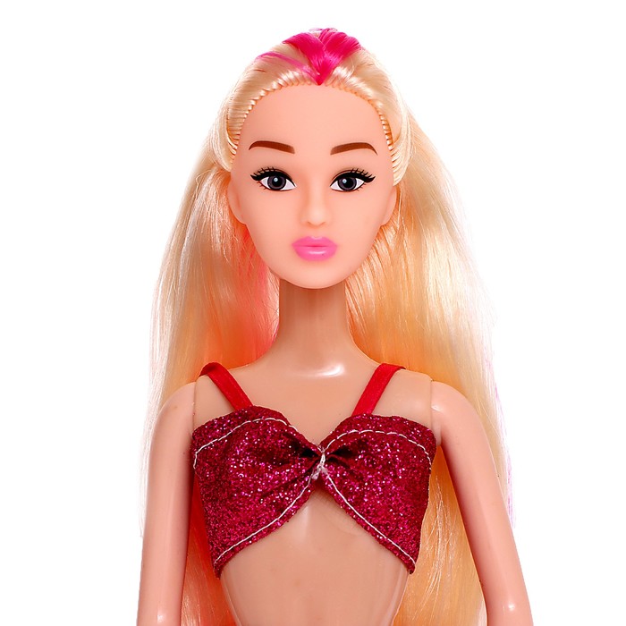 Кукла-модель «Русалочка Эмили», цвет розовый - фото 1883640096