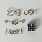 Головоломка металлическая «Автомат Калашникова», набор 5 шт. - Фото 6