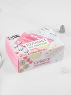 Набор булавок английских, 28 / 31 / 37 мм, 864 шт., цвет серебряный - Фото 2