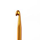 Крючок для вязания, двусторонний, d = 2/3 мм, 13,5 см, цвет золотой - Фото 2
