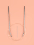 Спицы круговые, для вязания, с пластиковой леской, d=2.5 мм, 14/80 см, с иглой - Фото 2