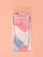 Спицы круговые, для вязания, с пластиковой леской, d=2.5 мм, 14/80 см, с иглой - Фото 6