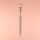 Спицы для вязания, прямые, с тефлоновым покрытием, d=5 мм, 35 см, 2 шт. - Фото 6