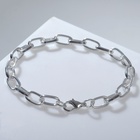 Основа-браслет «Шарм Уни», цвет серебро, 18 см - Фото 2