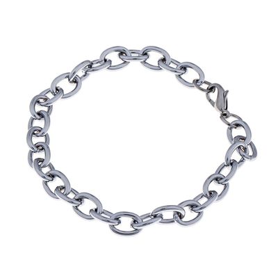 Основа-браслет «Шарм Уни», цвет серебро, 18 см