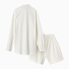Костюм женский (сорочка, брюки) MINAKU цвет белый, р-р 42 - Фото 11