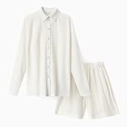 Костюм женский (сорочка, брюки) MINAKU цвет белый, р-р 42 - Фото 7