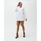 Рубашка женская MINAKU  цвет белый, р-р 46 - фото 51956793