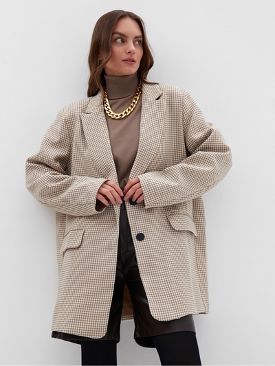 Пиджак женский MIST, one size, бежевый