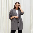 Пиджак женский MIST, one size, серый - фото 320354660