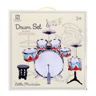 Барабанная установка «Виртуоз», 6 барабанов, 2 тарелки, палочки, педаль, стульчик - фото 21203711