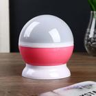 Ночник-проектор «Звёздное небо», вращение, (4ААА или USB) розовый 12×10 см RISALUX - Фото 2