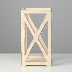 Подарочный ящик «Фонарь», 14×14×26 см, деревянный - Фото 3