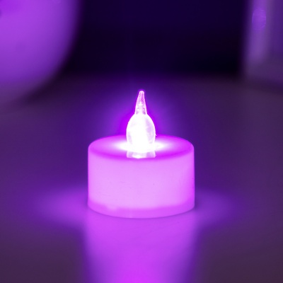 Светодиодная свеча, ночник LED RISALUX «Малая», RGB, h=4 см