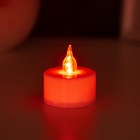 Светодиодная свеча, ночник LED RISALUX «Малая», RGB, h=4 см (комплект 18 шт) - фото 26591391