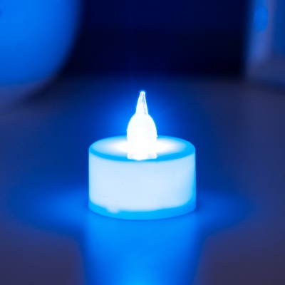 Светодиодная свеча, ночник LED RISALUX «Малая», RGB, h=4 см