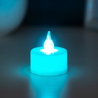 Светодиодная свеча, ночник LED RISALUX «Малая», RGB, h=4 см (комплект 18 шт) - фото 31975306