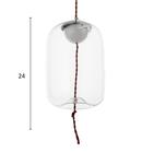 Светильник BayerLux 85506/1 LED 5Вт хром-прозрачный 18х18х23-123 см - фото 21203783