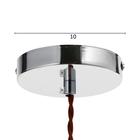 Светильник BayerLux 85506/1 LED 5Вт хром-прозрачный 18х18х23-123 см - фото 21203785