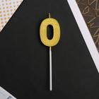 Свеча для торта, цифра «0», 11.5×2.3 см - Фото 4