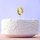 Свеча для торта, цифра «0», 11.5×2.3 см - Фото 7