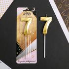 Свеча для торта, цифра «7», 11.5×2.3 см - Фото 2
