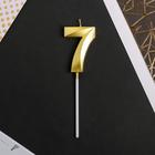 Свеча для торта, цифра «7», 11.5×2.3 см - Фото 2