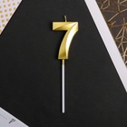Свеча для торта, цифра «7», 11.5×2.3 см - Фото 3