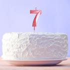 Свеча для торта, цифра «7», 11,5 х 2,3 см - Фото 7